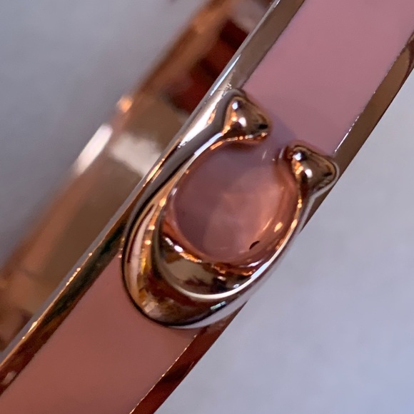 Coach Signature Push Hinge Bangle - Picture 3 of 6
